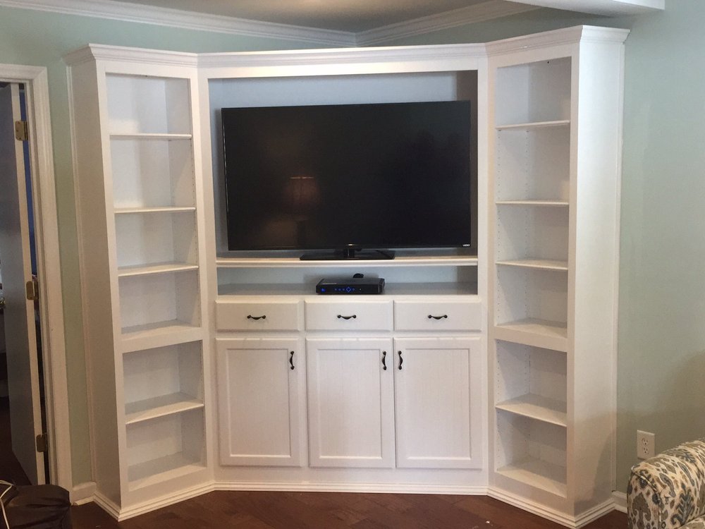 Living room cabinet from Causey's Flooring Center in South Carolina