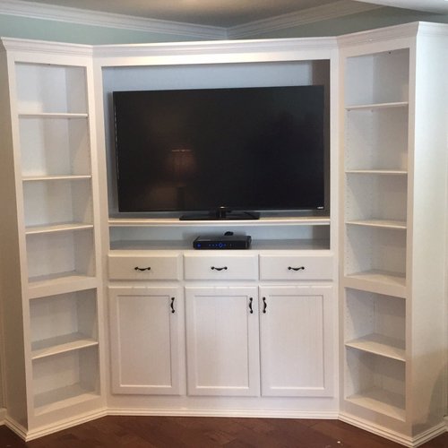 Living room cabinet from Causey's Flooring Center in South Carolina