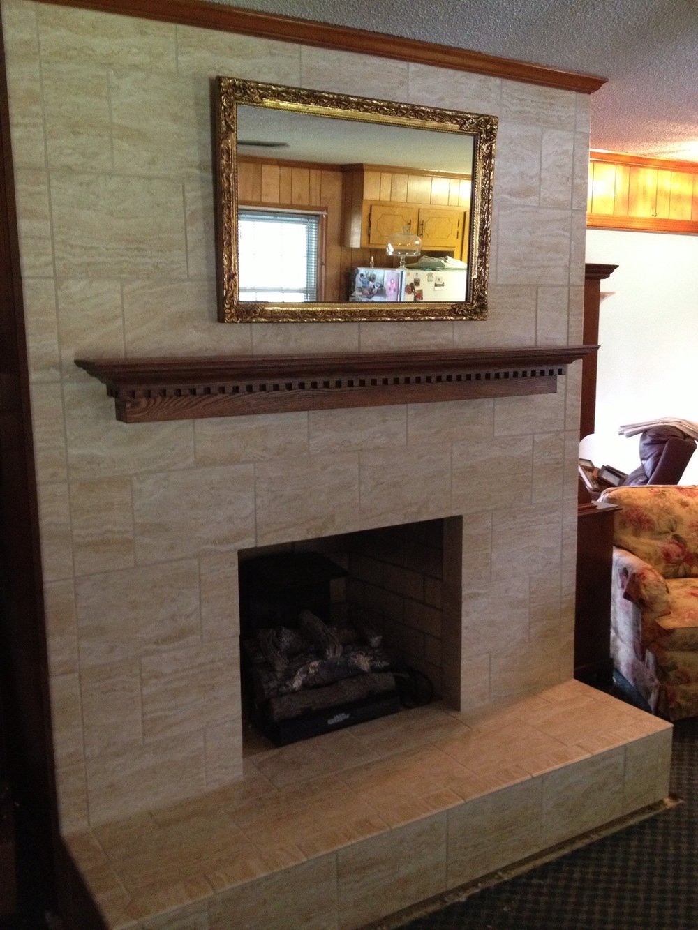 Fireplace from Causey's Flooring Center in South Carolina