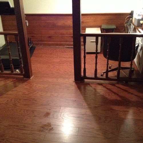Hardwood floor from Causey's Flooring Center in South Carolina