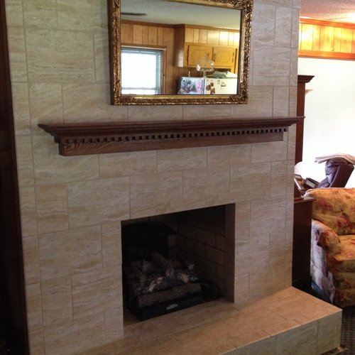Fireplace from Causey's Flooring Center in South Carolina