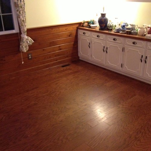 Hardwood floor from Causey's Flooring Center in South Carolina